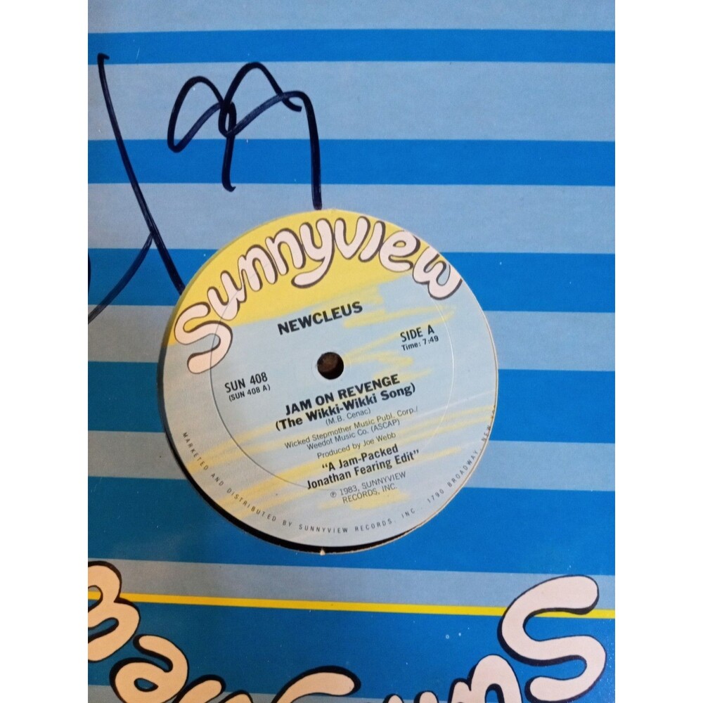 Newcleus Jam On Revenge 12 Vinyl Record Single